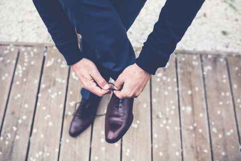 Shoes on sand